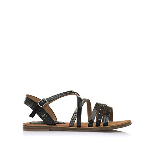 Maria Mare Damen 68151 Sandale, Cocus Negro/Brush Negro von MARIAMARE