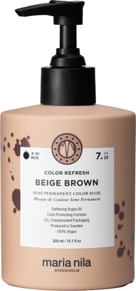 Maria Nila Colour Refresh Farbmaske Beige Brown 7.23 300 ml von Maria Nila