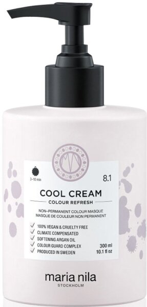 Maria Nila Colour Refresh Farbmaske Cool Cream 8.1 300 ml von Maria Nila