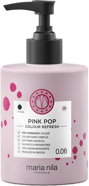 Maria Nila Colour Refresh Farbmaske Pink Pop 0.06 300 ml von Maria Nila