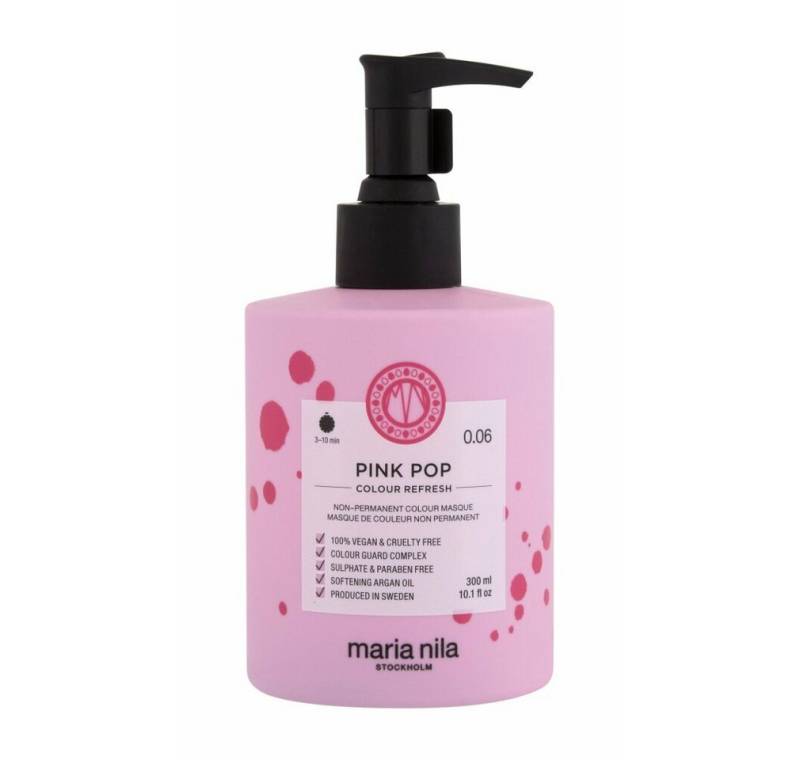 Maria Nila Haarkur Colour Refresh Non-Permanent Colour Mask 0.06 Pink Pop von Maria Nila