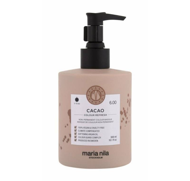 Maria Nila Haarkur Colour Refresh Non-Permanent Colour Mask 6.00 Cacao 300ml von Maria Nila