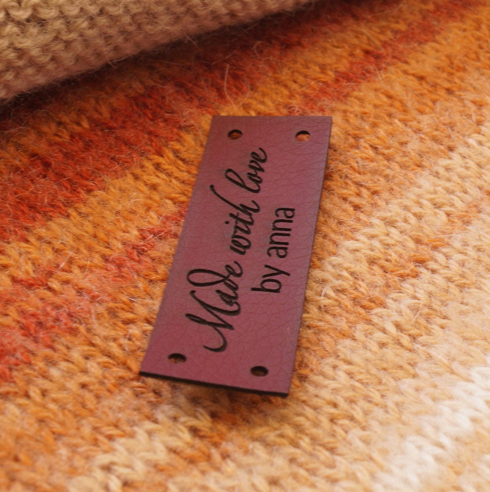 Vegane Lederetiketten, Etiketten Für Handarbeit, Häkeletiketten, Stricketiketten, Set Mit 25 Stück von MariaKonstantin