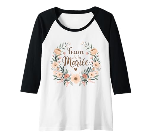 Damen EVJF Personalisiert Team Braut Raglan Damen EVJF Personalisiert Team Braut Raglan von Mariage Bride Kit EVJF Mariée