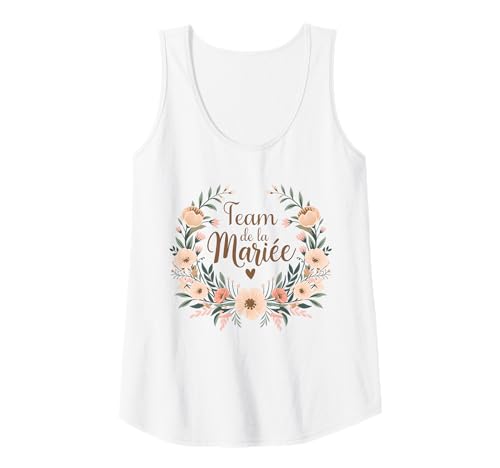 Damen EVJF Personalisiert Team Braut Tank Top Damen EVJF Personalisiert Team Braut Tank Top von Mariage Bride Kit EVJF Mariée
