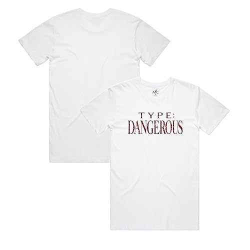 Mariah Carey Offizielles Merch Typ: Dangerous Glitter T-Shirt, Weiss/opulenter Garten, M von Mariah Carey