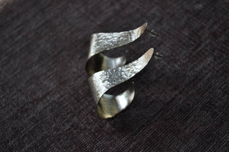 Handgemachte Sterling Silber Ohrringe Handgefertigter Schmuck von MarianaHandmade