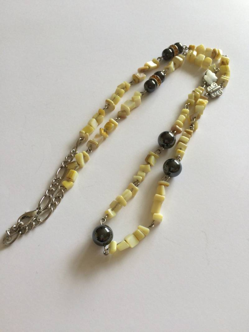 Handgemachte Halskette Halb Edelsteine Kragen Elegante Opal Schmuck Handgefertigten von MarianaPandi