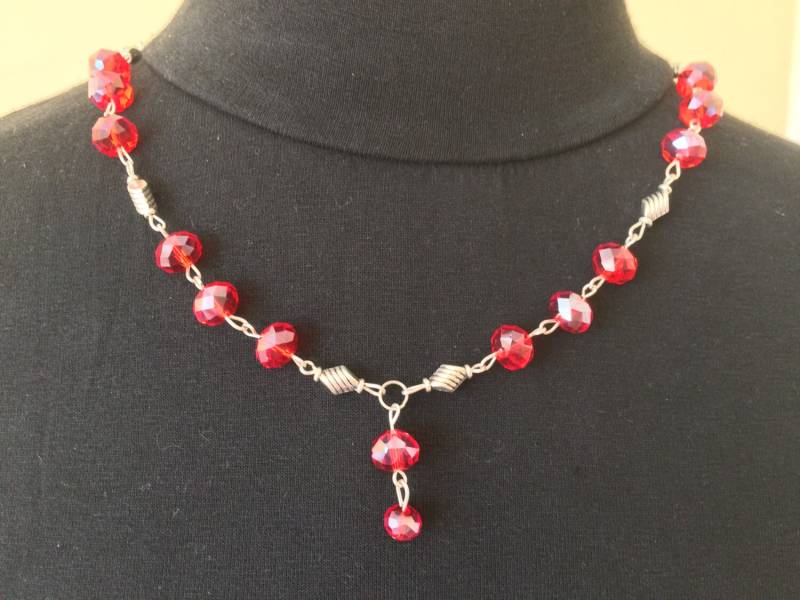 Handgemachte Halskette Halb Edelsteine Kragen Perlen Damen Halsketten Handgemachte Schmuck Geschenk von MarianaPandi