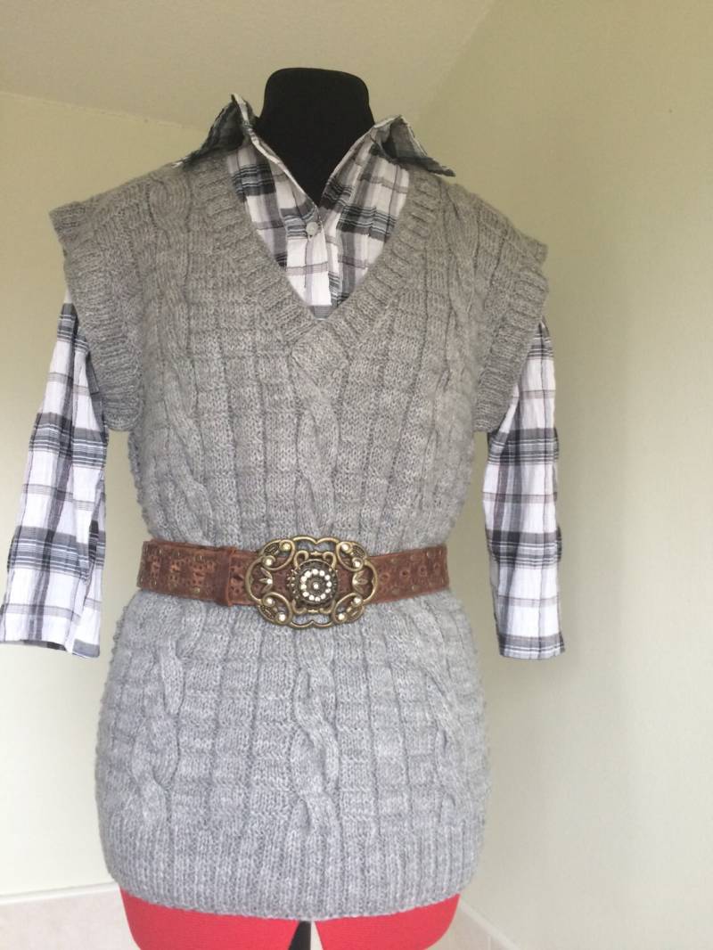 Handgestrickte Damen Weste, Hand Stricken, Top, Handgemachte Artikel, Gestrickte Geschenk Für Sie von MarianaPandi