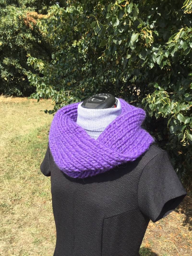 Infinity-Schal, Chunky Schal, Hand Gestrickte Schals, Damen Geschenk Für Ihren Handgefertigten Artikel, Handgemachtes Geschenk von MarianaPandi