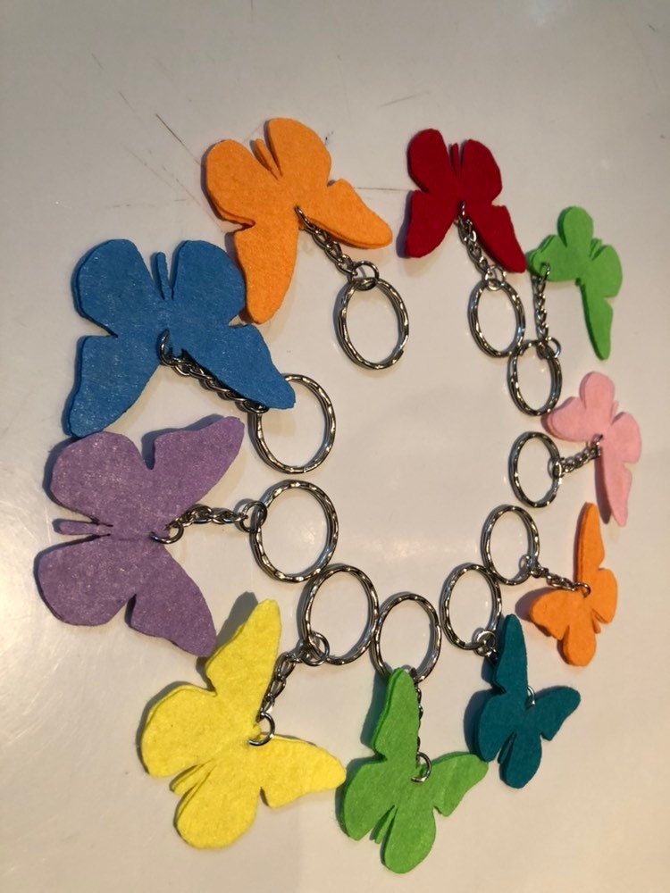 Schlüsselanhänger, Schmetterlinge 10 Schlüsselanhänger von MarianaPandi