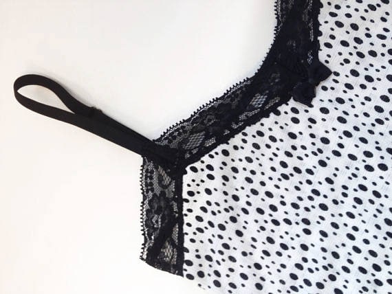 Boho Dessous-Set - Cami Camisole Druck Tank-Top Loungewear-Set Top-Lounge Bequeme Baumwolle Top Lounge-Top von MariannaGiordana