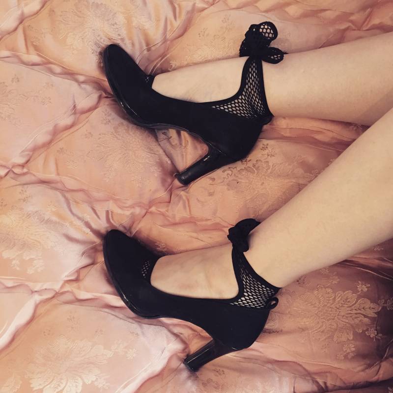 Schwarze Modesocken - Spitzensocken Socken Schwarze Modesocken - Spitzensocken Socken von MariannaGiordana