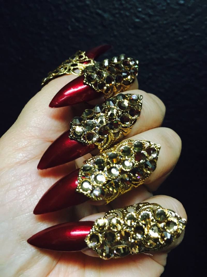 Goldene Nagelspitzen Im 5Er Set von MariannaHarutunian