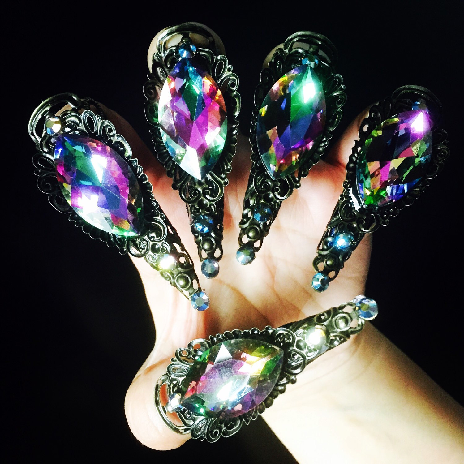 Kratz Mit Bling Nagelspitzen, 5Er Set Kratz Mit Bling Nagelspitzen, 5Er Set von MariannaHarutunian