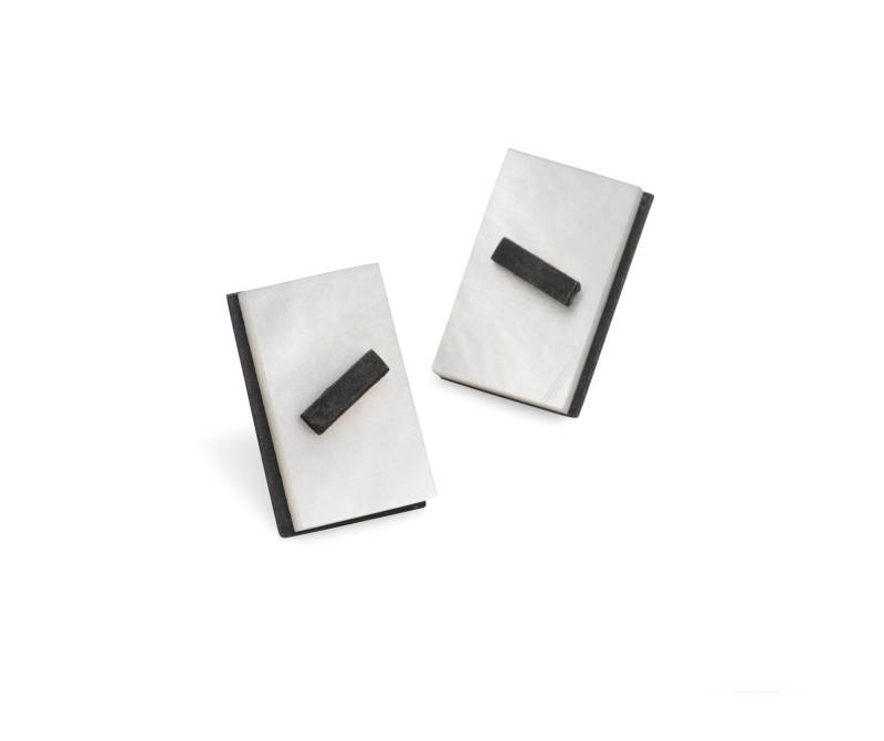Kurze Rechteck Ohrringe Oxidiertes Silber, Perlmutt | 15 X 9 Mm Kurze Rechteck Ohrringe Oxidiertes Silber, Perlmutt | 15 X 9 Mm von MarianneAnderson