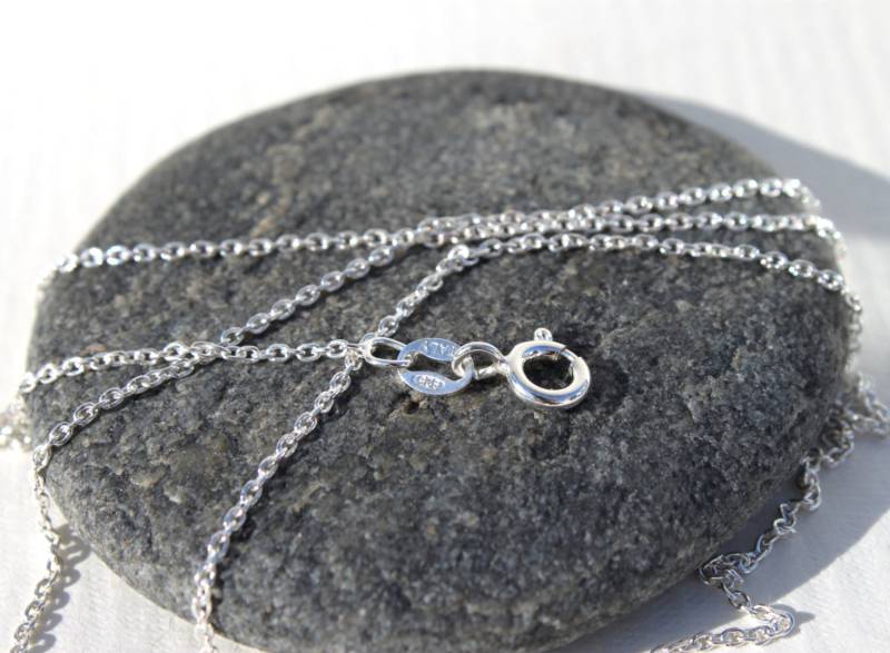 sterling Silber Spuren Kette Massive Halskette | 40-45 cm sterling Silber Spuren Kette Massive Halskette | 40-45 cm von MarianneDegener