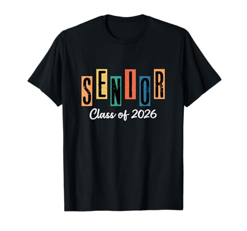 Seniorenklasse von 2026 Frauen Männer Abschlussklasse von 2026 T-Shirt von Marias Class of 2026 Senior Graduation