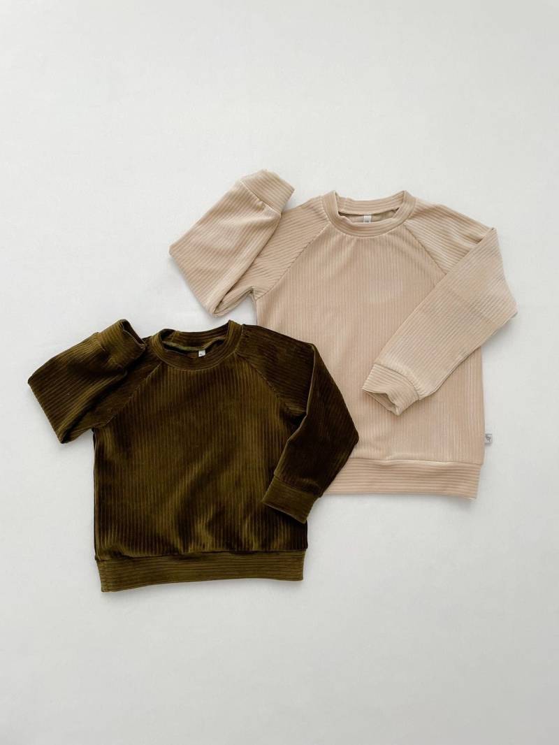 Pullover Für Kinder | Gr. 62-140 Nicki Velours Rib von Mariba2020