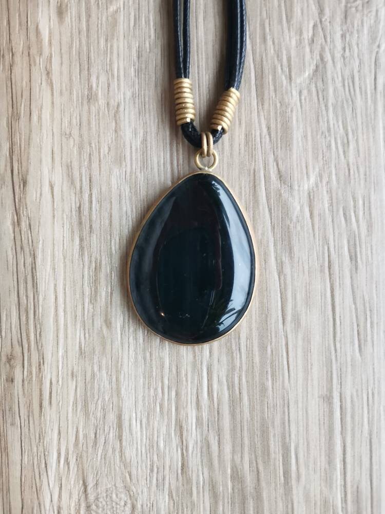 Kette Aus Recyceltem Glas - Handarbeit Kenia Fair Afrika von MaridadiFashionDE