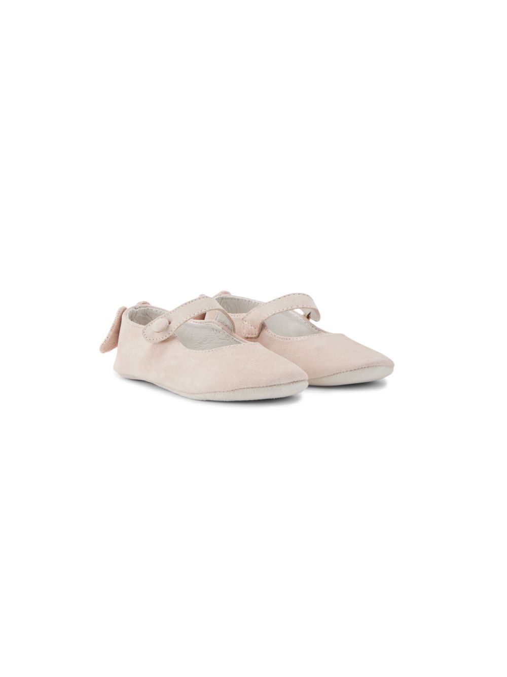 Marie-Chantal Olympia Angel Wing Ballerinas aus Wildleder - Rosa von Marie-Chantal