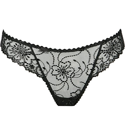 Marie Jo Damen Jane ZWA Tanga, Schwarz (Schwarz 0133ZWA), 38 (2er Pack) von Marie Jo