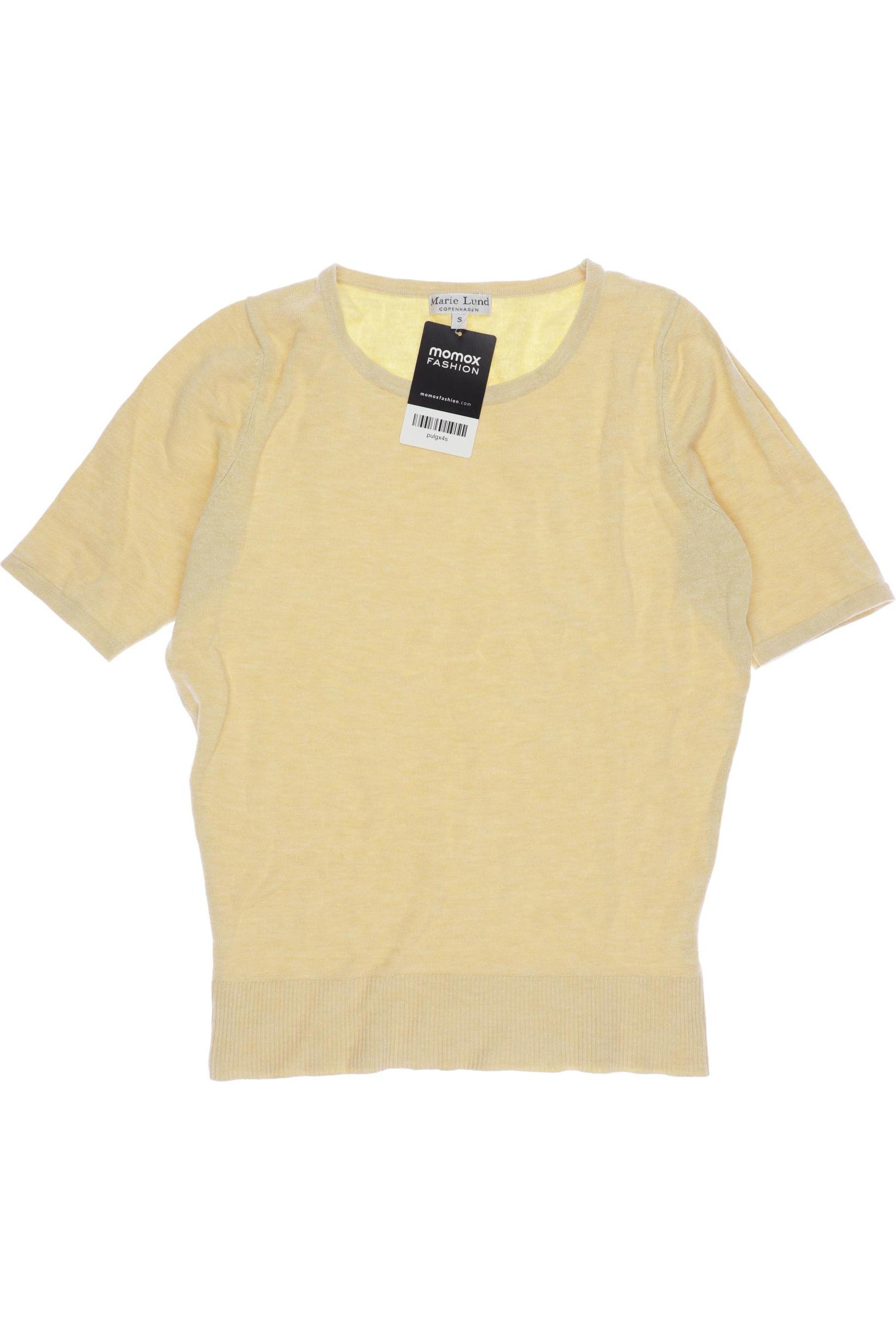 Marie Lund Damen Pullover, gelb von Marie Lund