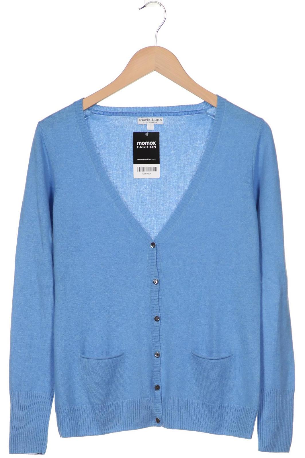 Marie Lund Damen Strickjacke, blau von Marie Lund