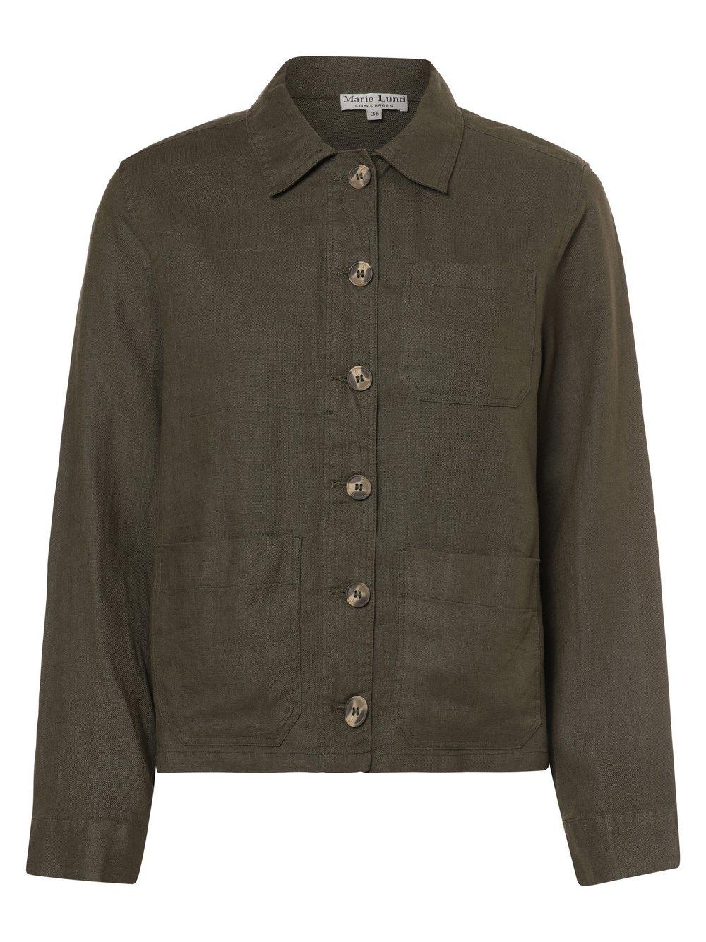 Marie Lund Leinenbluse Damen, khaki von Marie Lund