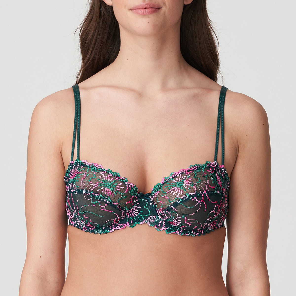 Marie Jo Jane Balconette BH, Grün, Größe: 85D, Damen von Marie jo