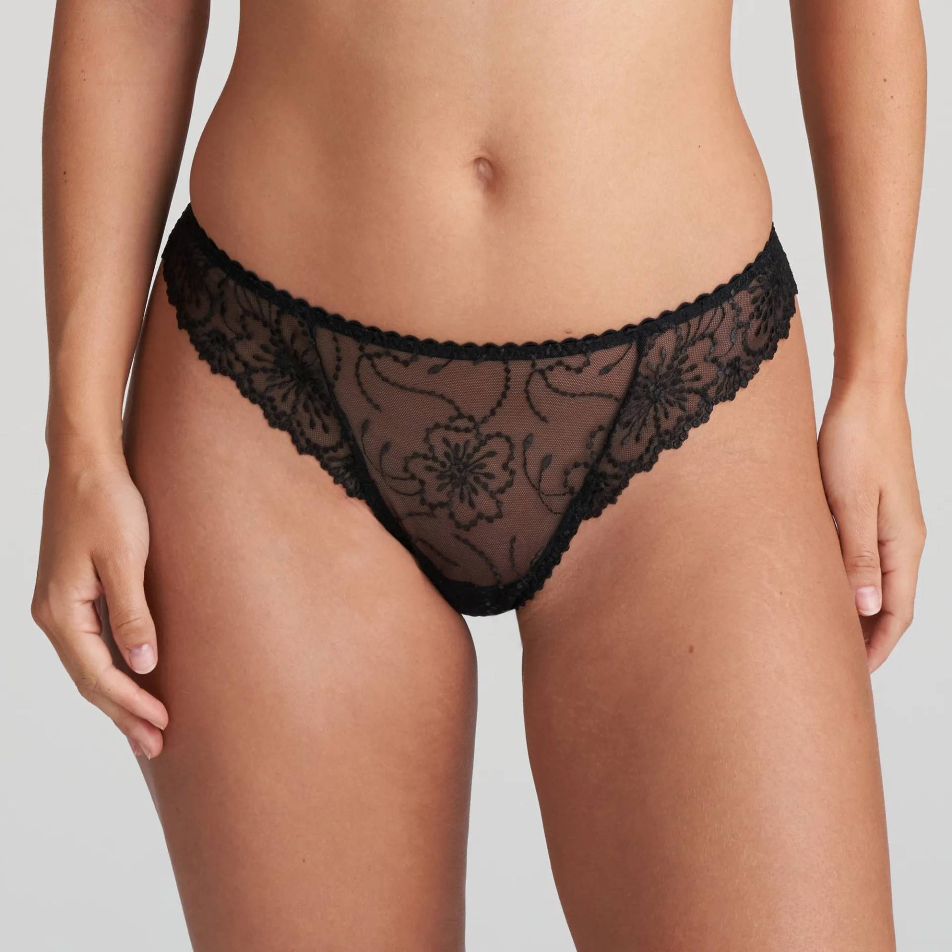 Marie Jo Jane String Slip, Farbe: Schwarz, Größe: 36, Damen von Marie jo