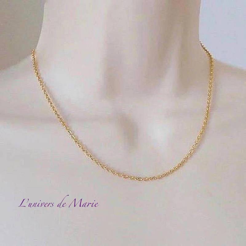 2, 3 Mm Gliederkette/18 Karat Vergoldet - Basis Aus Edelstahl 2, 3 Mm Gliederkette/18 Karat Vergoldet - Basis Aus Edelstahl von Marie82Creations