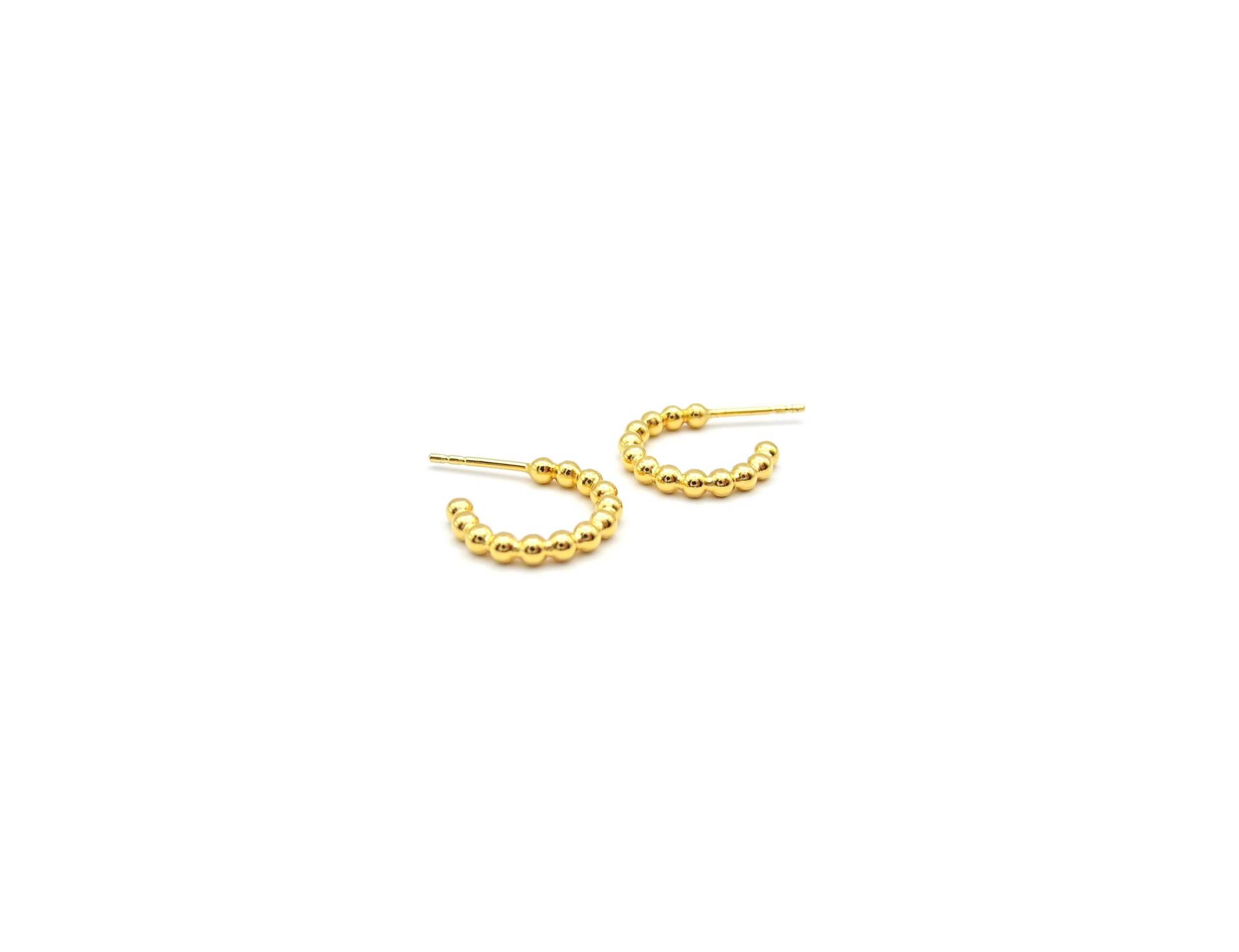 Goldene Perlchencreolen von MarieCharlottePiel