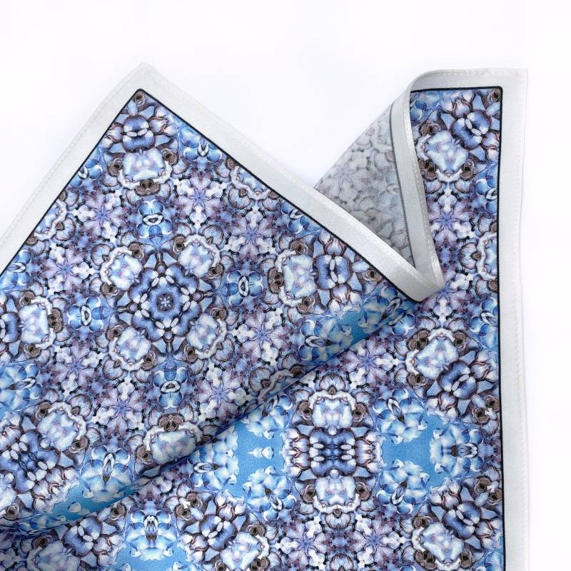 Hell Blau Und Lila Verlockung Seide Einstecktuch Geschenk Für Männer Taschentuch von MarieLivet