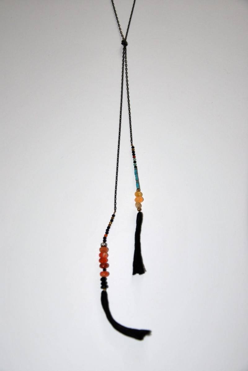 Hippie-Schicke Multi-steine-Halskette von MarieSubirana