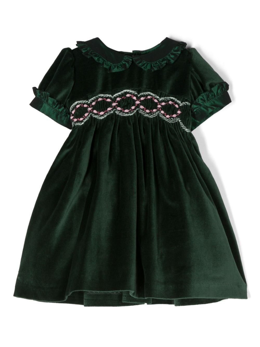 Mariella Ferrari Kleid mit Rüschendetail - Grün von Mariella Ferrari
