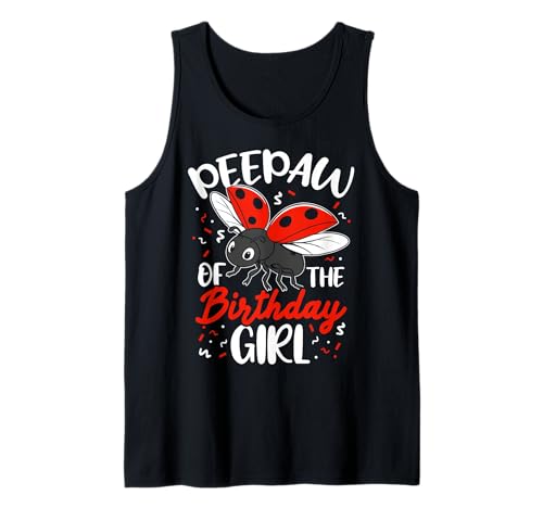 Peepaw of The Birthday Girl Marienkäfer Geburtstagsparty Tank Top Peepaw of The Birthday Girl Marienkäfer Geburtstagsparty Tank Top von Marienkäfer Geburtstag Party Design