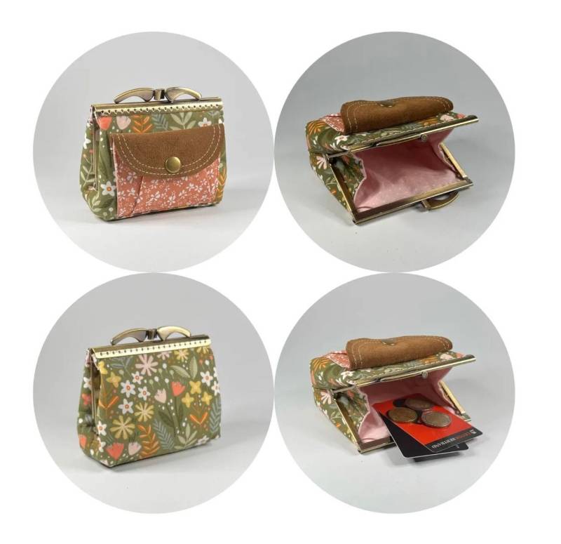 Double Kiss Lock Purse, Metal Frame Coin Purse | Kiss Lock Closure von Marienkaefer3