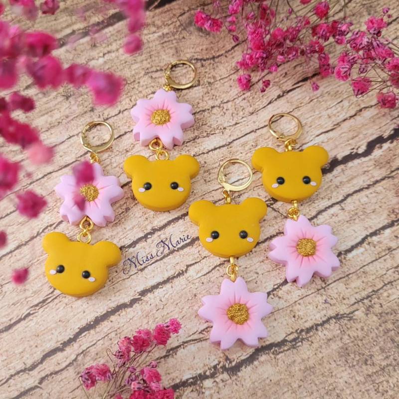 Kero Chan Card Captor Sakura Ohrringe Kawaii Anime Magical Girl Hoop von Maries1991