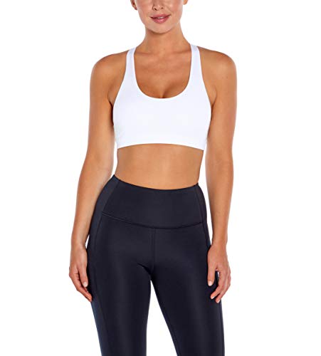 Marika Damen Christine Low Impact Sport-BH, Weiß, Medium von Marika