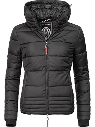 MARIKOO Damen Winterjacke Steppjacke Sole Schwarz Gr. XXL von MARIKOO