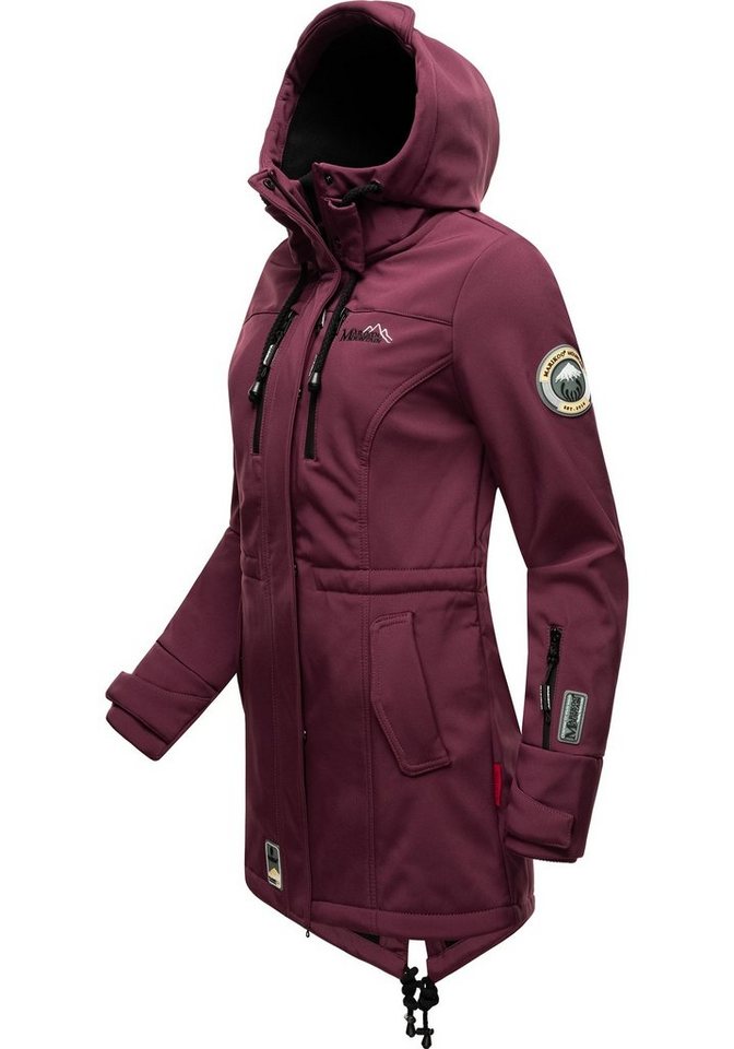 Marikoo Funktionsmantel Zimtzicke sportlicher Softshell Parka mit Kapuze von Marikoo