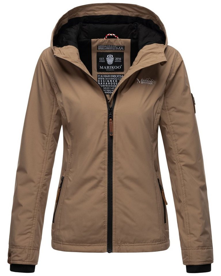 Marikoo Outdoorjacke Brombeere sportliche Übergangsjacke mit Kapuze von Marikoo