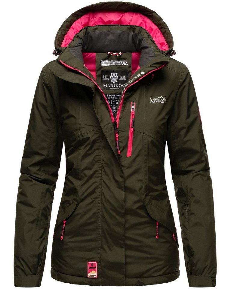 Marikoo Outdoorjacke Rabeaa sportliche Outdoorjacke mit abnehmbarer Kapuze von Marikoo