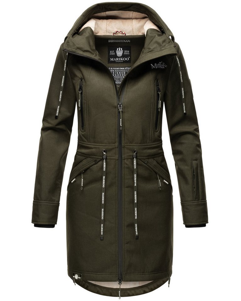 Marikoo Softshelljacke mit warmen Teddyfleece von Marikoo
