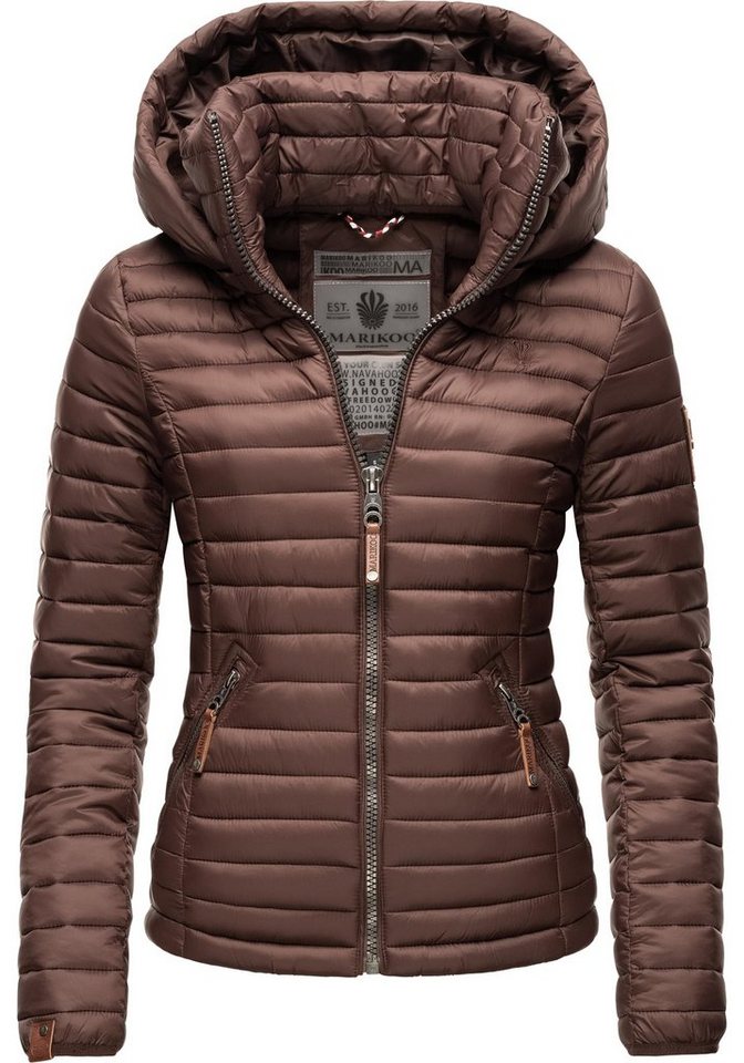 Marikoo Steppjacke Löwenbaby stylische Übergangsjacke mit abnehmbarer Kapuze von Marikoo