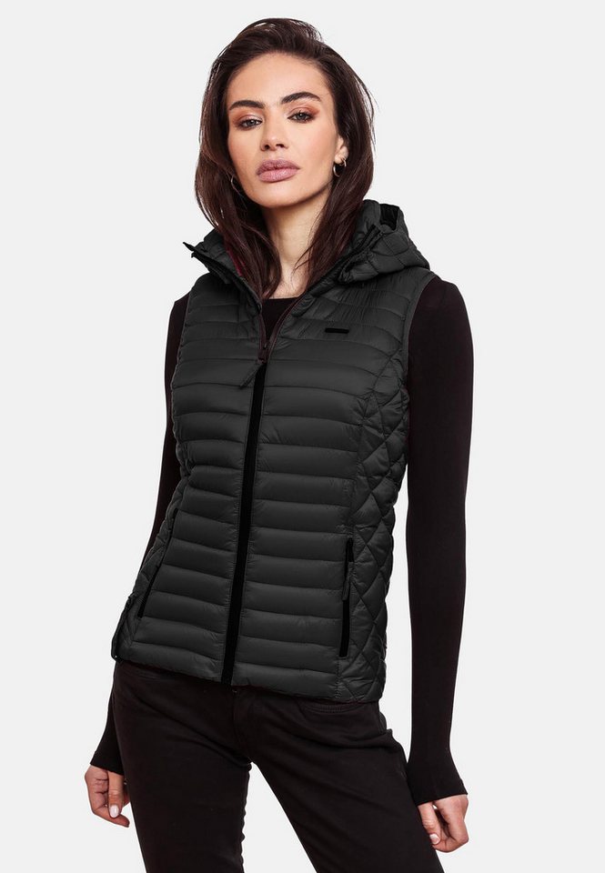 Marikoo Steppweste mit abnehmbarer Kapuze von Marikoo