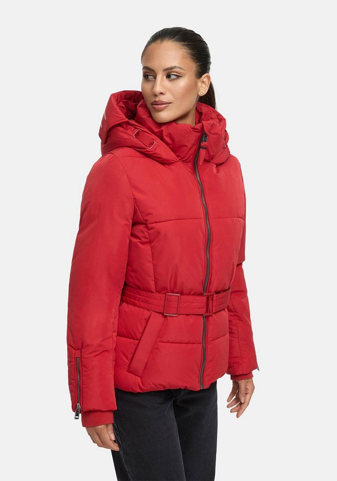 Marikoo Winterjacke Aleynaa mit extra hohem Kragen und elastischem Taillengürtel von Marikoo