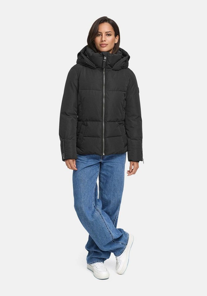 Marikoo Winterjacke Aleynaa mit extra hohem Kragen und elastischem Taillengürtel von Marikoo